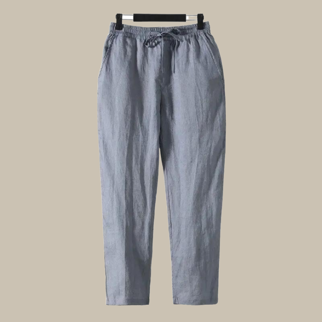 Cape Town Linnen Pantalon | Stijlvolle regular-fit heren broek voor de zomer