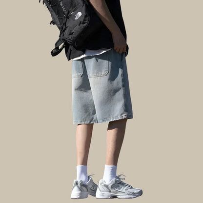 Big Boi Baggy Shorts | Street-style Denim korte spijkerbroeken heren