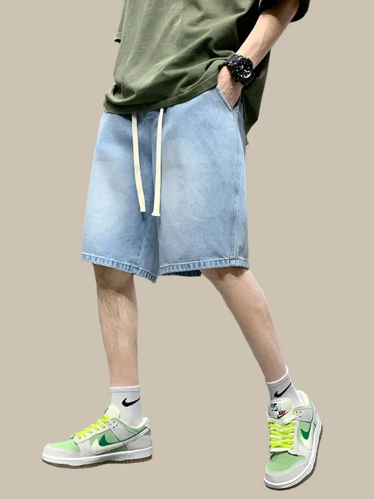 Big Boys Baggy Shorts | Streetwear Denim korte spijkerbroeken heren