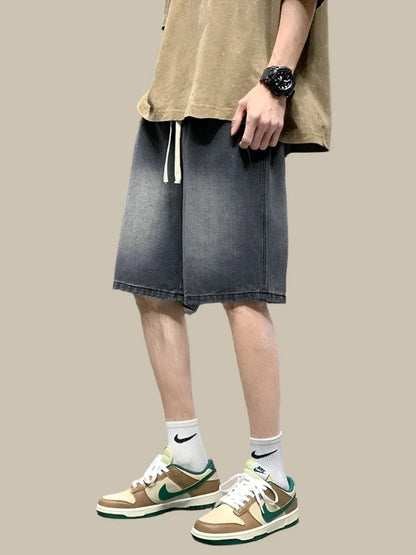 Big Boys Baggy Shorts | Streetwear Denim korte spijkerbroeken heren