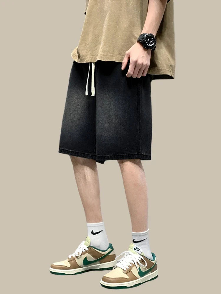 Big Boys Baggy Shorts | Streetwear Denim korte spijkerbroeken heren