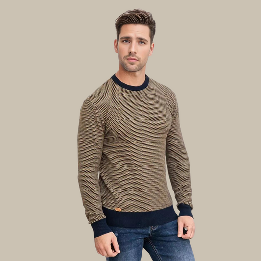 Zeta Sweater | Stijlvolle heren trui met ronde hals