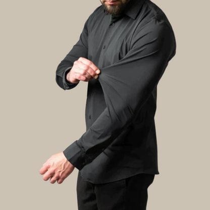 Zeta Stretch Shirt | Casual/formeel  heren overhemd met premium stretch voor de beste pasvorm