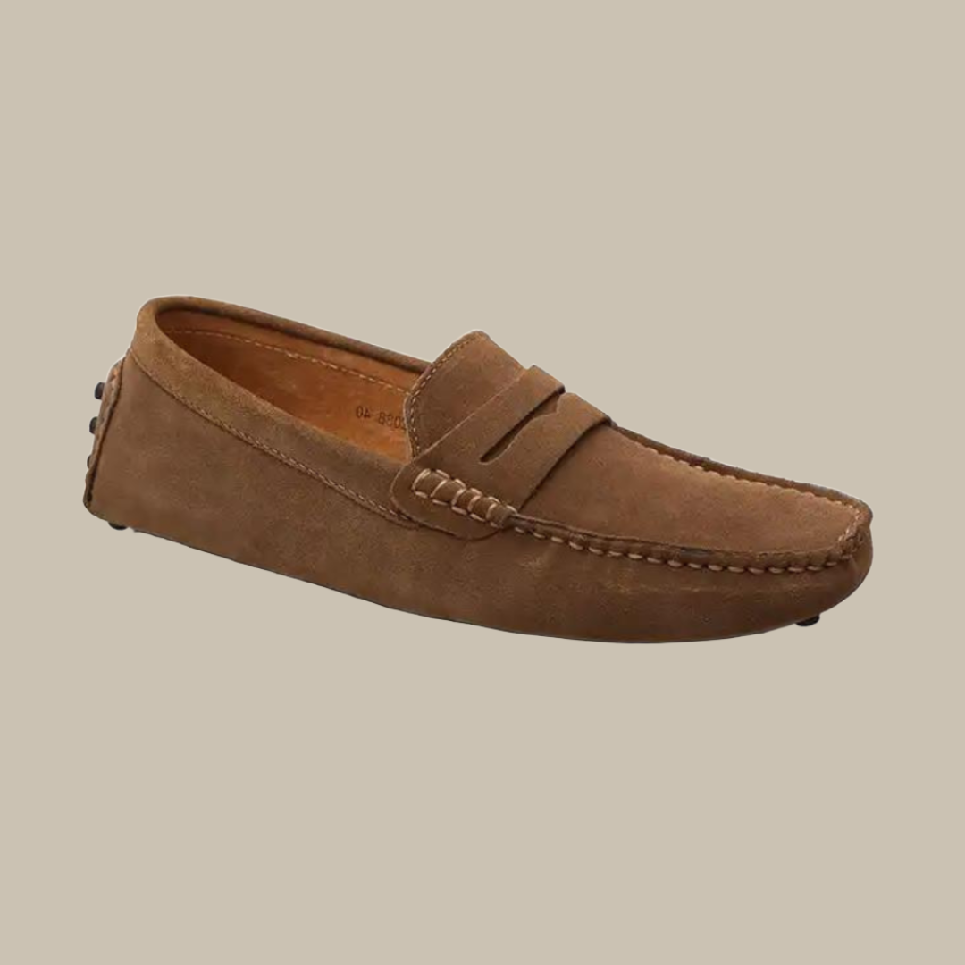 Capri Suede Driver Loafers | Stijlvolle comfortabele instappers voor mannen