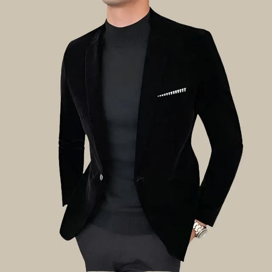 Zeta Velvet Blazer Heren | Stijlvolle Italiaanse Slim Fit Colbert van Velvet