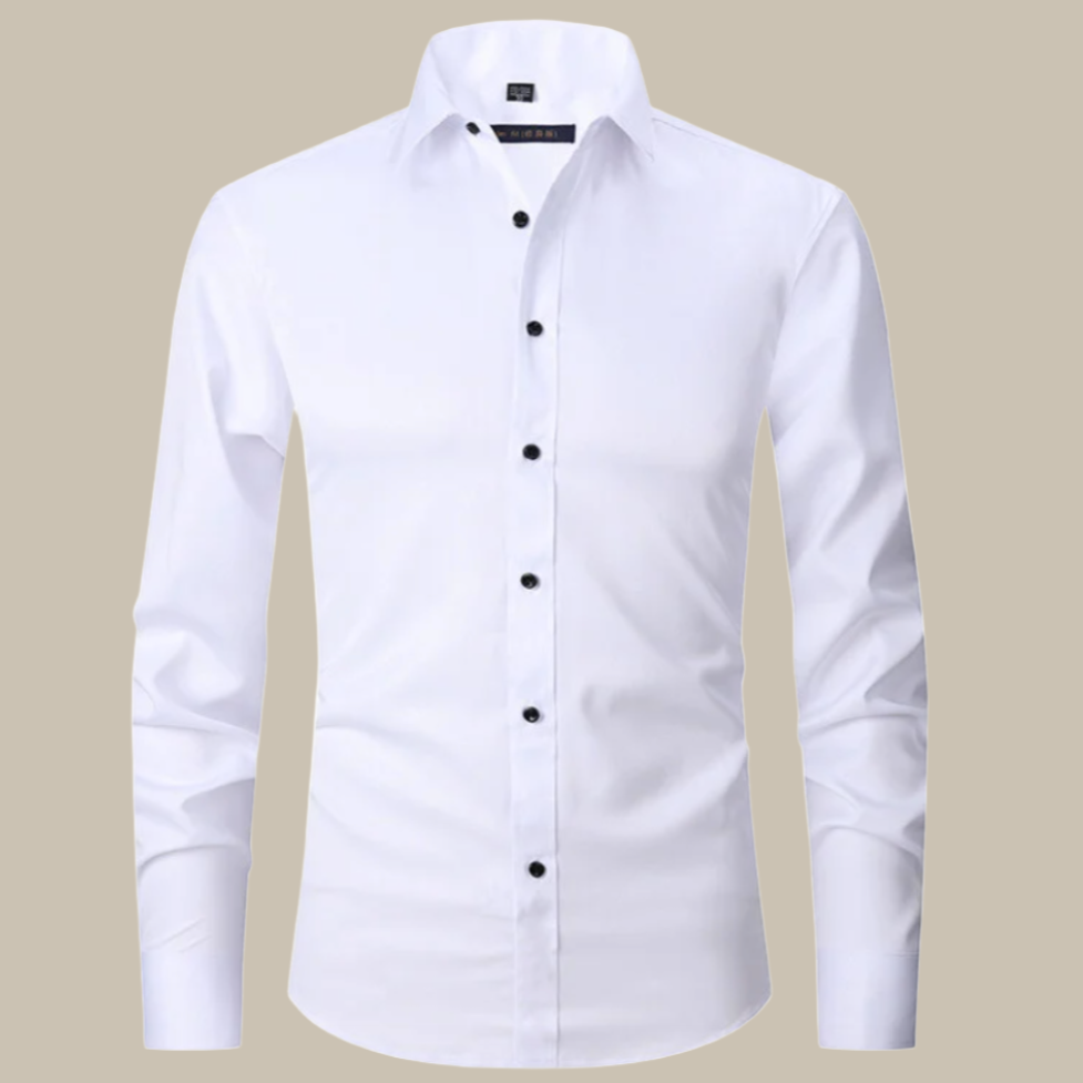 Zeta Stretch Shirt | Casual/formeel  heren overhemd met premium stretch voor de beste pasvorm