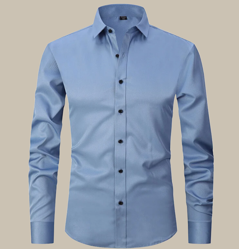 Zeta Stretch Shirt | Casual/formeel  heren overhemd met premium stretch voor de beste pasvorm