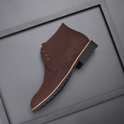 Chester Schoenen | Elegante Suede formele schoenen met hak voor heren