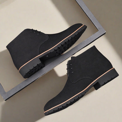 Chester Schoenen | Elegante Suede formele schoenen met hak voor heren