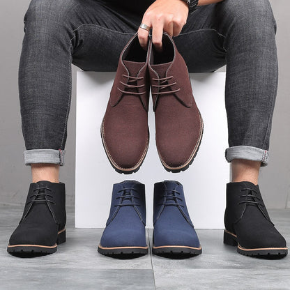 Chester Schoenen | Elegante Suede formele schoenen met hak voor heren