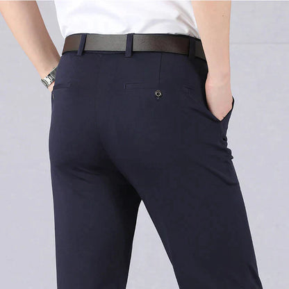 Zeta Stretch Pantalon | Klassieke slim-fit heren broek met ultra stretch