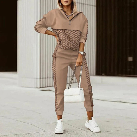 Chloe Tracksuit™ | Plaid Outwear Set Voor Vrouwen