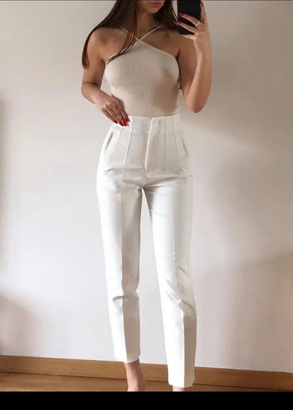 Amorette | Hoge taille - Casual formele broek