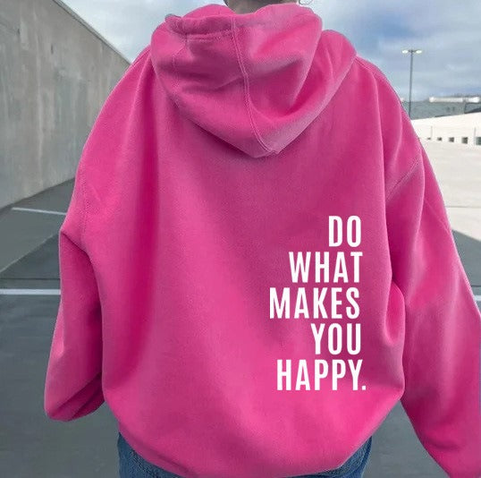 Catherineâ"¢ - Roestkleurige statement hoodie