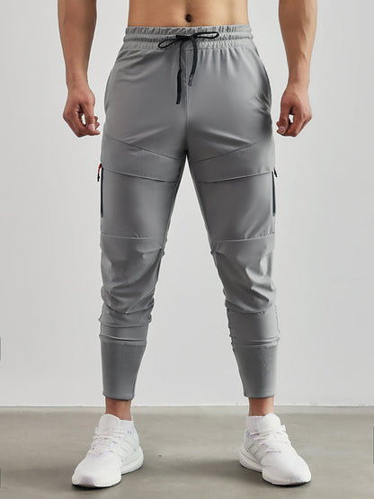 Brady - Heren Stay Cool Cargo Jogger Sportbroek met hoog ribpatroon