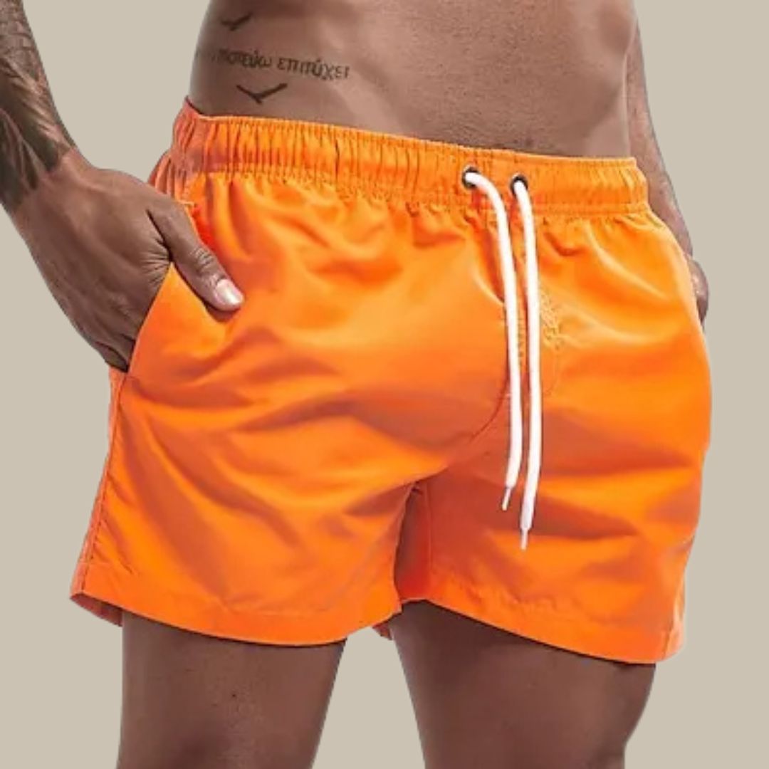 Aqua Di Man Zwembroek | Premium Sneldrogende Basic mid-short zwembroek voor heren