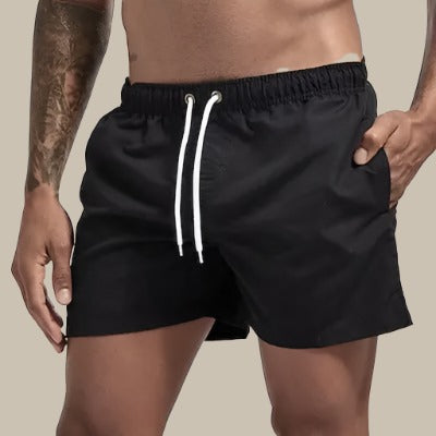 Aqua Di Man Zwembroek | Premium Sneldrogende Basic mid-short zwembroek voor heren