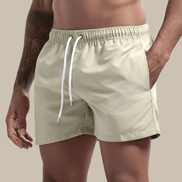 Aqua Di Man Zwembroek | Premium Sneldrogende Basic mid-short zwembroek voor heren