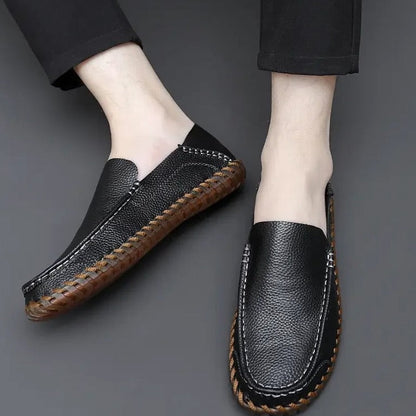 Zeta Zuma Loafers | Stijlvolle comfortabele suede Mocassins Instappers Open Walkers voor heren