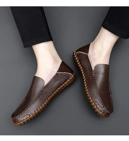 Zeta Zuma Loafers | Stijlvolle comfortabele suede Mocassins Instappers Open Walkers voor heren