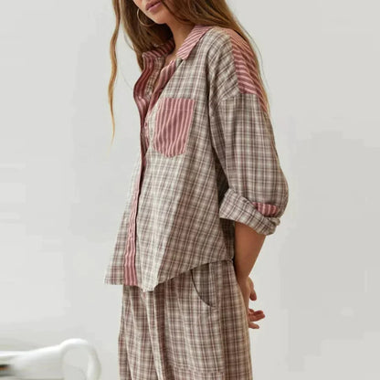 Callieâ"¢ï¸ Geruite pyjama voor dames