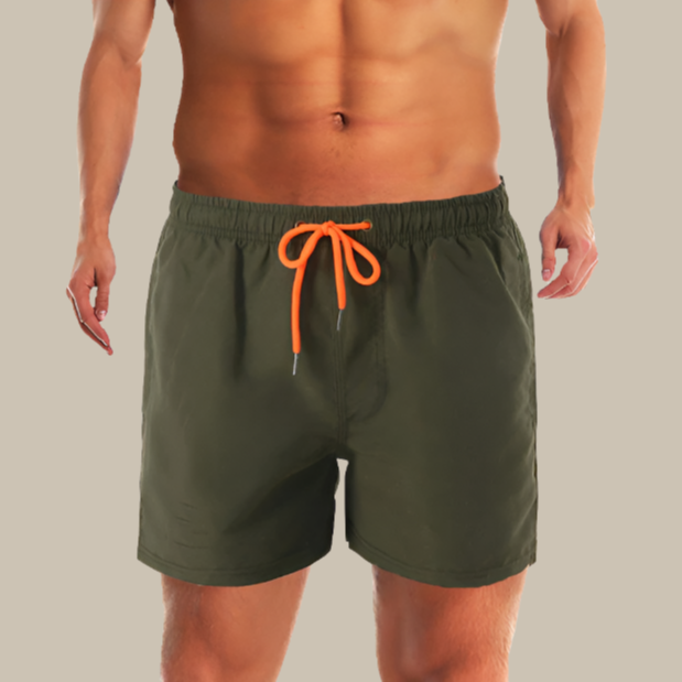 Aqua Di Man Zwembroek | Sneldrogende half lange short met stretch voor heren