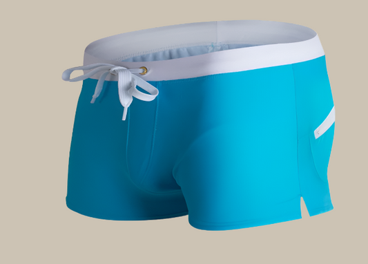 Aqua Di Man Zwembroek | Sneldrogende korte mini short met stretch voor heren