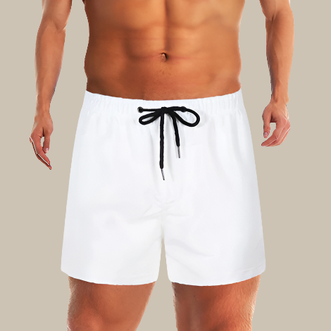 Aqua Di Man Zwembroek | Sneldrogende half lange short met stretch voor heren