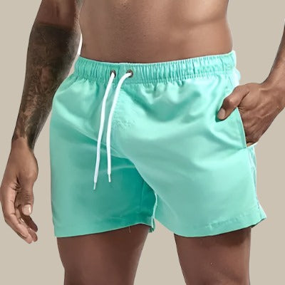 Aqua Di Man Zwembroek | Premium Sneldrogende Basic mid-short zwembroek voor heren