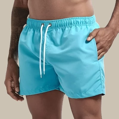 Aqua Di Man Zwembroek | Premium Sneldrogende Basic mid-short zwembroek voor heren